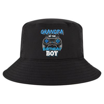 Grandpa Of The Birthday Boy Matching Video Game Birthday Cool Comfort Performance Bucket Hat