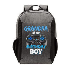 Grandpa Of The Birthday Boy Matching Video Game Birthday Vector Backpack