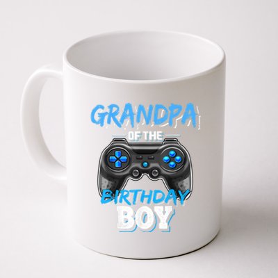 Grandpa Of The Birthday Boy Matching Video Game Birthday Coffee Mug