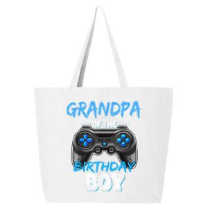 Grandpa Of The Birthday Boy Matching Video Game Birthday 25L Jumbo Tote