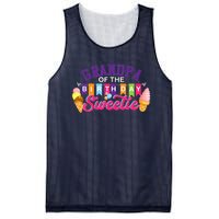 Grandpa Of The Birthday Sweetie Ice Cream Birthday Party Mesh Reversible Basketball Jersey Tank