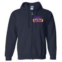 Grandpa Of The Birthday Sweetie Ice Cream Birthday Party Full Zip Hoodie