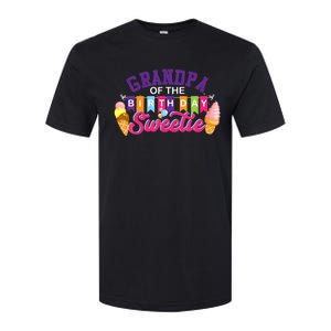 Grandpa Of The Birthday Sweetie Ice Cream Birthday Party Softstyle CVC T-Shirt