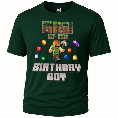 Gigi Of The Birthday Boy Video Gamer Pixel Number Cooling Performance Crew T-Shirt