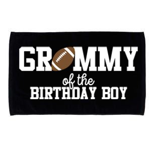 Grammy Of The Birthday Football Lover First Birthday Gift Microfiber Hand Towel