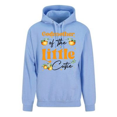 Godmother Of The Little Cutie Clementine Birthday Party Unisex Surf Hoodie