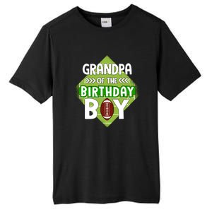 Grandpa Of The Birthday American Football Birthday Cute Gift Tall Fusion ChromaSoft Performance T-Shirt