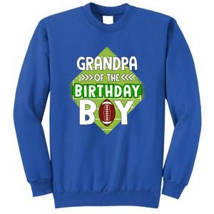 Grandpa Of The Birthday American Football Birthday Cute Gift Sweatshirt