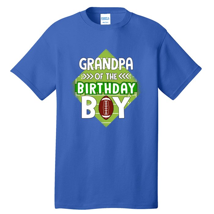 Grandpa Of The Birthday American Football Birthday Cute Gift Tall T-Shirt