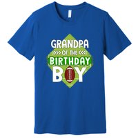 Grandpa Of The Birthday American Football Birthday Cute Gift Premium T-Shirt