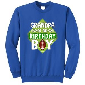 Grandpa Of The Birthday American Football Birthday Cute Gift Tall Sweatshirt