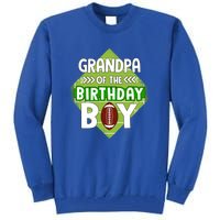 Grandpa Of The Birthday American Football Birthday Cute Gift Tall Sweatshirt