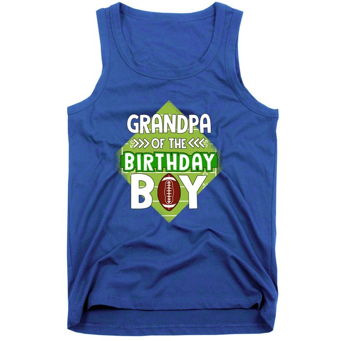 Grandpa Of The Birthday American Football Birthday Cute Gift Tank Top