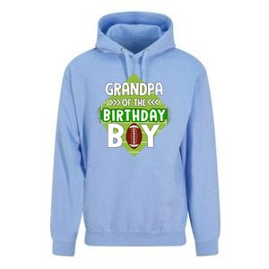 Grandpa Of The Birthday American Football Birthday Cute Gift Unisex Surf Hoodie