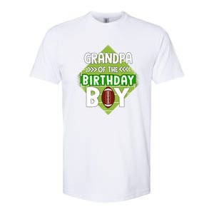 Grandpa Of The Birthday American Football Birthday Cute Gift Softstyle CVC T-Shirt