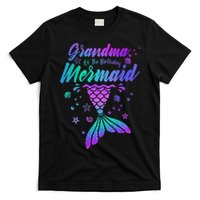 Grandma Of The Birthday Mermaid Family Matching Birthday T-Shirt