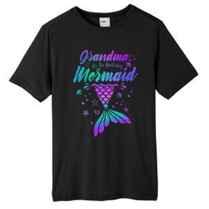 Grandma Of The Birthday Mermaid Family Matching Birthday Tall Fusion ChromaSoft Performance T-Shirt