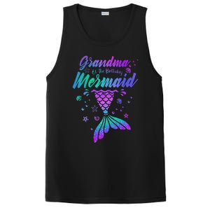 Grandma Of The Birthday Mermaid Family Matching Birthday PosiCharge Competitor Tank