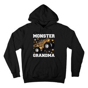 Grandma of the Birthday  Monster Truck Birthday Party Hoodie