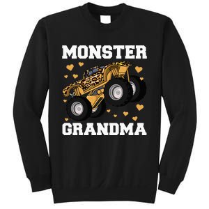 Grandma of the Birthday  Monster Truck Birthday Party Sweatshirt