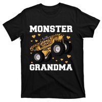 Grandma of the Birthday  Monster Truck Birthday Party T-Shirt