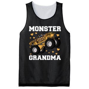 Grandma of the Birthday  Monster Truck Birthday Party Mesh Reversible Basketball Jersey Tank