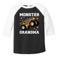 Grandma of the Birthday  Monster Truck Birthday Party Toddler Fine Jersey T-Shirt