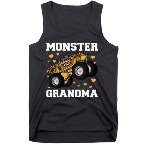 Grandma of the Birthday  Monster Truck Birthday Party Tank Top