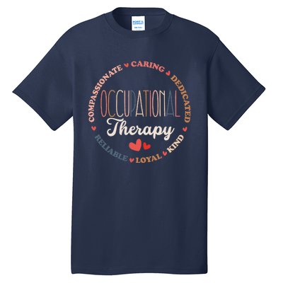 Groovy Occupational Therapy OT Therapist OT Month Tall T-Shirt