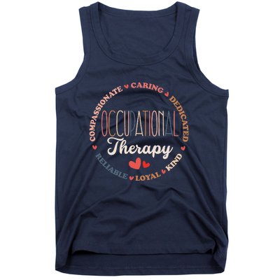 Groovy Occupational Therapy OT Therapist OT Month Tank Top