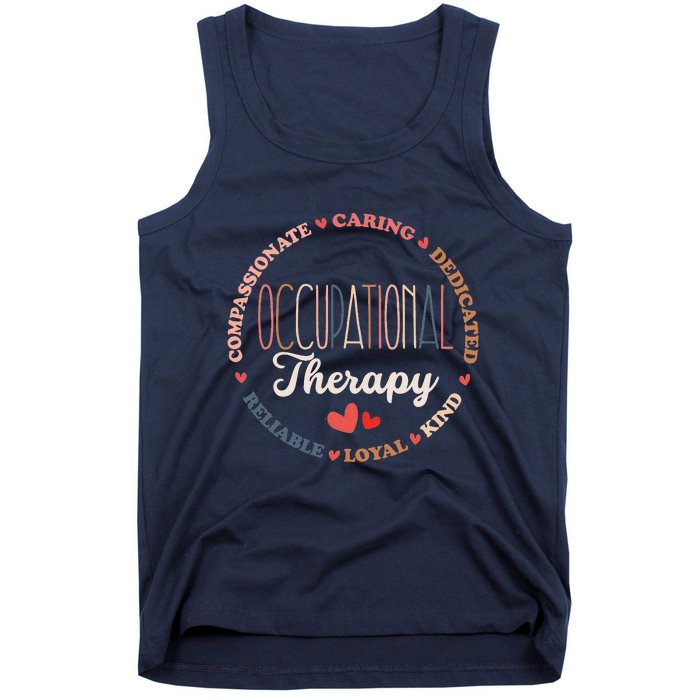 Groovy Occupational Therapy OT Therapist OT Month Tank Top