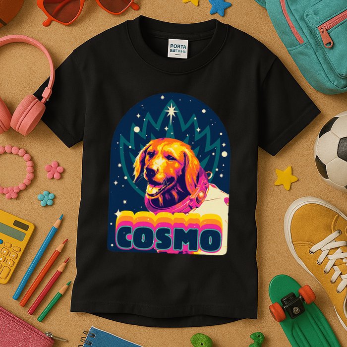 G.U.A.R.D.I.A.N.S Of The Galaxy Volume 3 Cosmo Album Retro Kids T-Shirt
