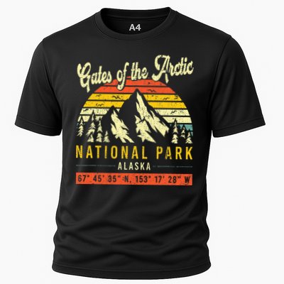 Gates Of The Arctic Vintage Retro Alaska National Park Performance Shirt