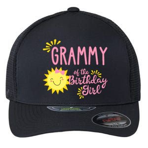 Grammy Of The Birthday Girl 1st Birthday Sunshine Girl Flexfit Unipanel Trucker Cap