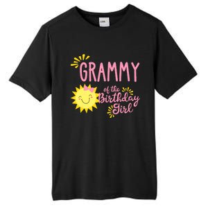 Grammy Of The Birthday Girl 1st Birthday Sunshine Girl Tall Fusion ChromaSoft Performance T-Shirt