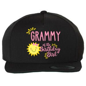 Grammy Of The Birthday Girl 1st Birthday Sunshine Girl Wool Snapback Cap