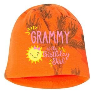 Grammy Of The Birthday Girl 1st Birthday Sunshine Girl Kati - Camo Knit Beanie