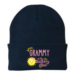 Grammy Of The Birthday Girl 1st Birthday Sunshine Girl Knit Cap Winter Beanie