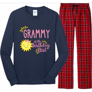 Grammy Of The Birthday Girl 1st Birthday Sunshine Girl Long Sleeve Pajama Set