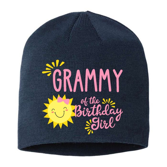 Grammy Of The Birthday Girl 1st Birthday Sunshine Girl Sustainable Beanie