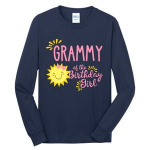 Grammy Of The Birthday Girl 1st Birthday Sunshine Girl Tall Long Sleeve T-Shirt