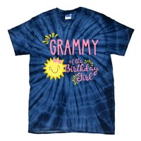 Grammy Of The Birthday Girl 1st Birthday Sunshine Girl Tie-Dye T-Shirt