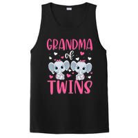 Grandma Of Twins Gender Reveal Elephant Baby Girls Shower PosiCharge Competitor Tank