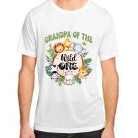 Grandpa Of The Wild One 1st Birthday Safari Family Matching Adult ChromaSoft Performance T-Shirt