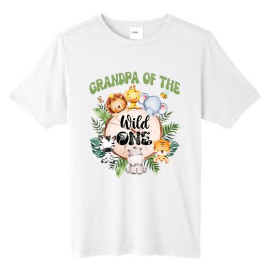 Grandpa Of The Wild One 1st Birthday Safari Family Matching Tall Fusion ChromaSoft Performance T-Shirt