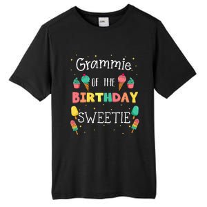 Grammie Of The Birthday Sweetie Ice Cream Bday Party Grandma Tall Fusion ChromaSoft Performance T-Shirt