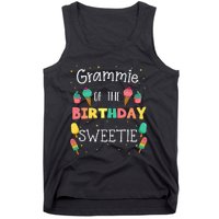 Grammie Of The Birthday Sweetie Ice Cream Bday Party Grandma Tank Top