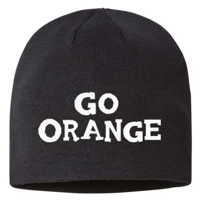 Go ORANGE Team Spirit Gear Color War Oranges Wins the Game Sustainable Beanie