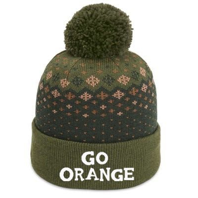 Go ORANGE Team Spirit Gear Color War Oranges Wins the Game The Baniff Cuffed Pom Beanie