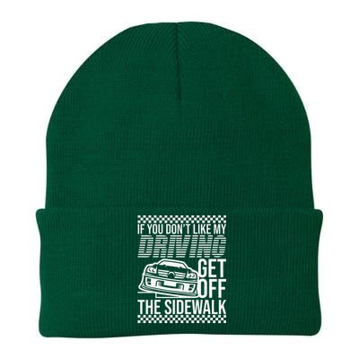 Get Off The Sidewalk Crazy Drivers New Drivers Bad Drivers Knit Cap Winter Beanie